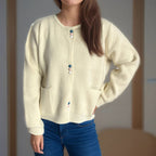Damen Cardigan mit dekorativen Knöpfen und praktischen Taschen R&B