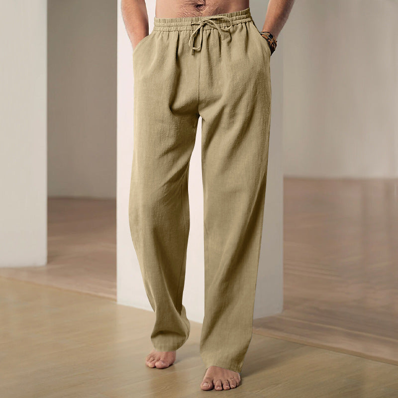 Herren Bequeme Sommerfreizeithose mit elastischem Bund R&B