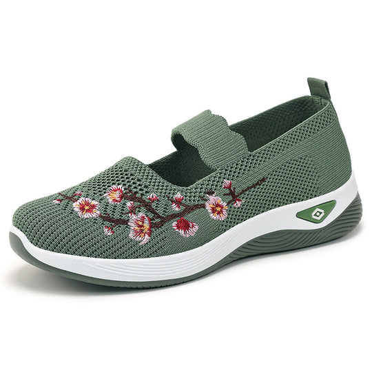 Damen atmungsaktive und dekorative Slip-On Schuhe R&B