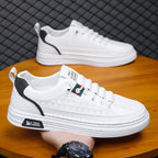 Damen Mode Sneakers mit strukturierter Oberflächenstruktur und dämpfendem Sohlenprofil R&B