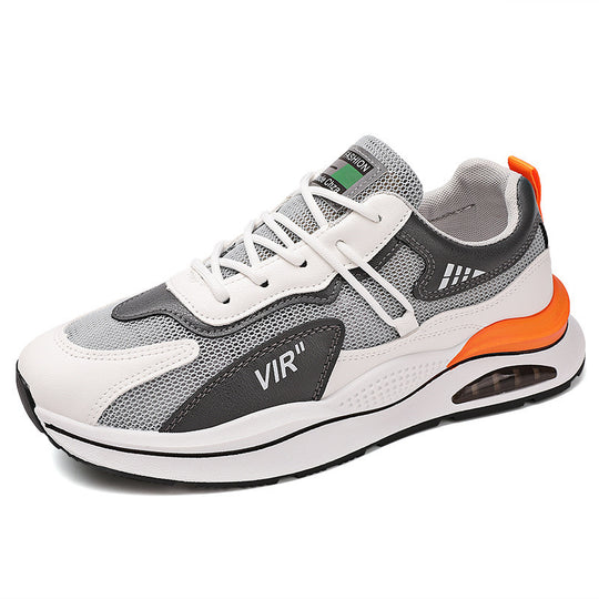 Damen Sportliche Sneakers mit atmungsaktiver Netzstruktur und stoßdämpfendem Sohlenprofil R&B