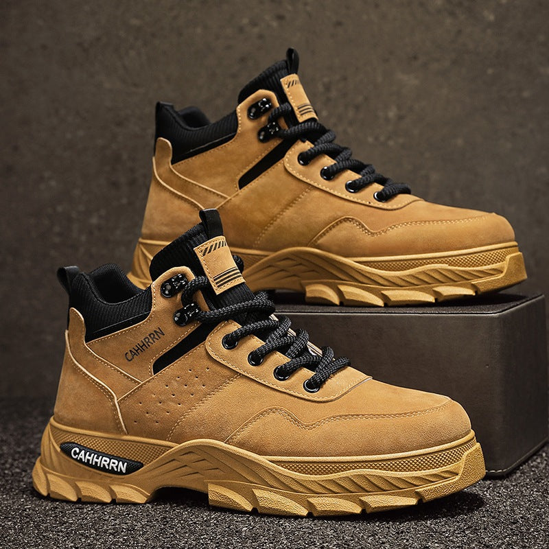 Herren robuste Freizeit-Wanderschuhe mit atmungsaktivem Obermaterial und rutschfester Sohle R&B