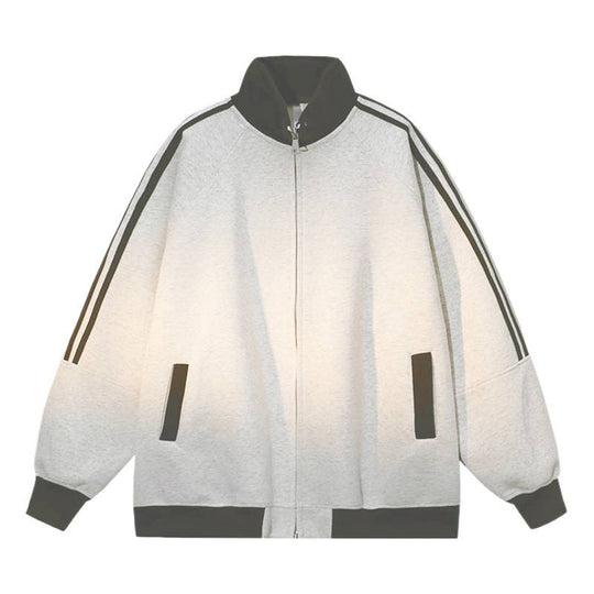 Damen Sportliche Kapuzenjacke mit Reißverschluss und angeschnittenen Ärmeln R&B