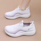Damen Bequeme Slip-On Sneakers mit flexiblem Komfortdesign R&B