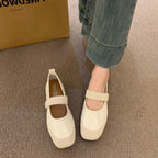Damen Ballerina-Pumps mit verstellbarem Riemchen und elastischen Komfortsohle R&B