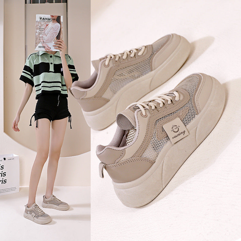 Damen Freizeitsneaker mit atmungsaktivem Netzmaterial und dämpfender Sohle R&B