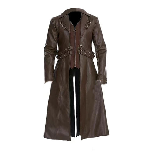 Damen elegante lange jacke mit gefüttertem Innenfutter R&B