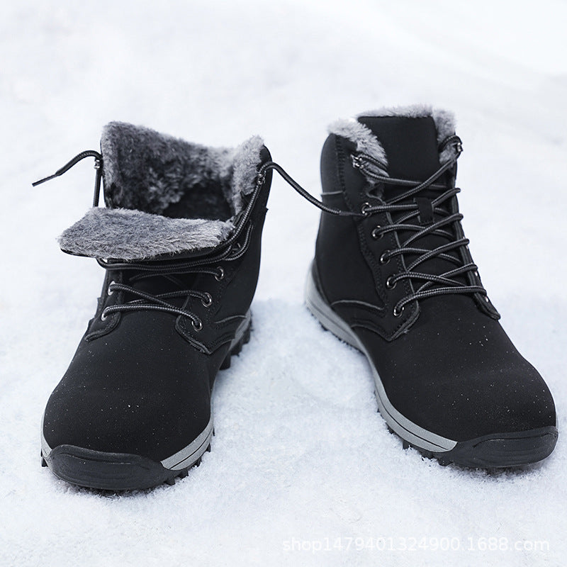 Damen Wärmeisolierte Winterstiefel mit rutschfester Sohle und kuscheligem Innenfutter R&B