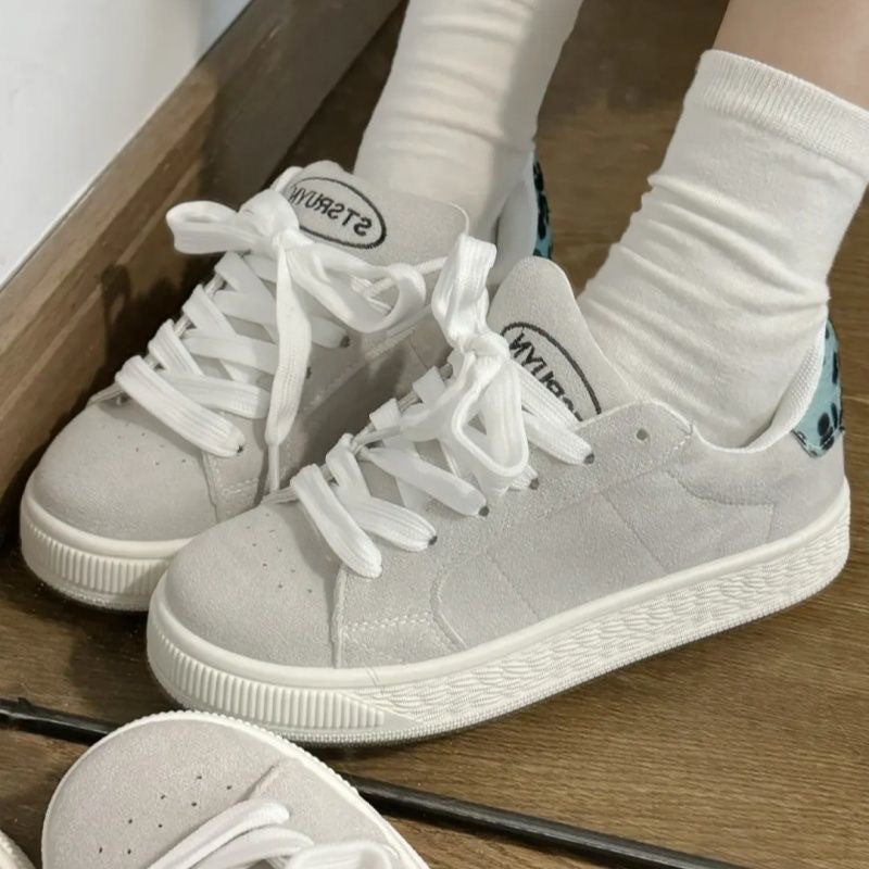 Damen Modische Sneakers mit weichem Obermaterial und rutschfester Sohle