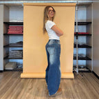 Damen Lockere Jeans im bequemen Alltagsstil