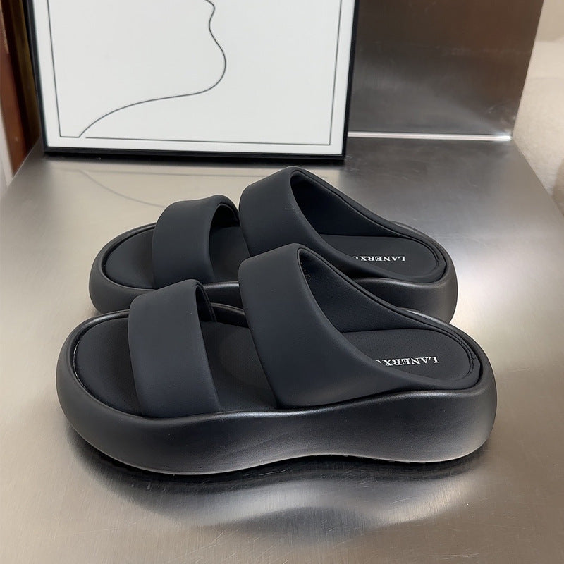 Damen Bequeme Wellness-Pantoletten mit ergonomischem Fußbett und rutschfester Sohle R&B