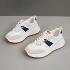 Damen modische und bequeme Sneakers mit stoßdämpfendem Laufprofil R&B