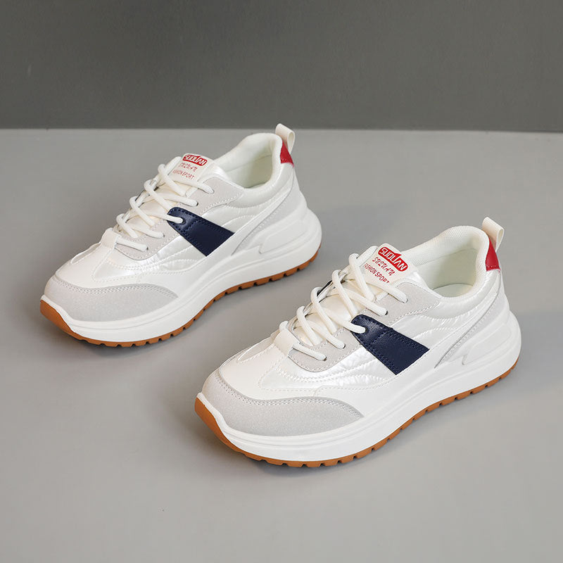 Damen modische und bequeme Sneakers mit stoßdämpfendem Laufprofil R&B