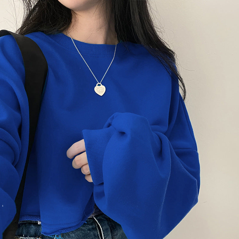 Damen Cropped Sweatshirt R&B