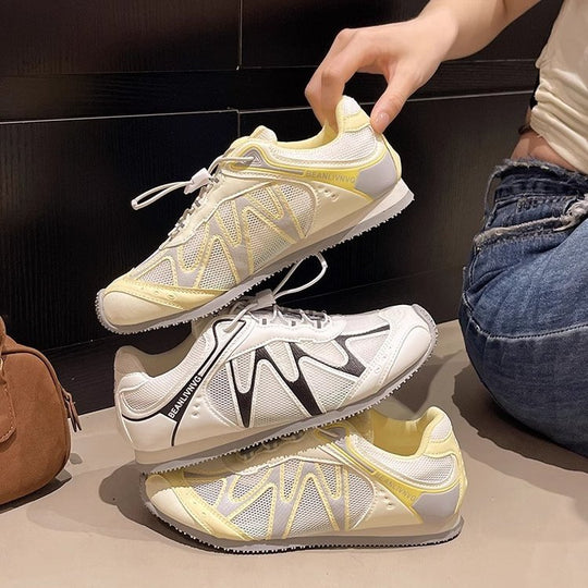 Damen Bequeme Sport-Sneaker mit atmungsaktiver Mesh-Oberfläche und innovativer Dämpfung R&B
