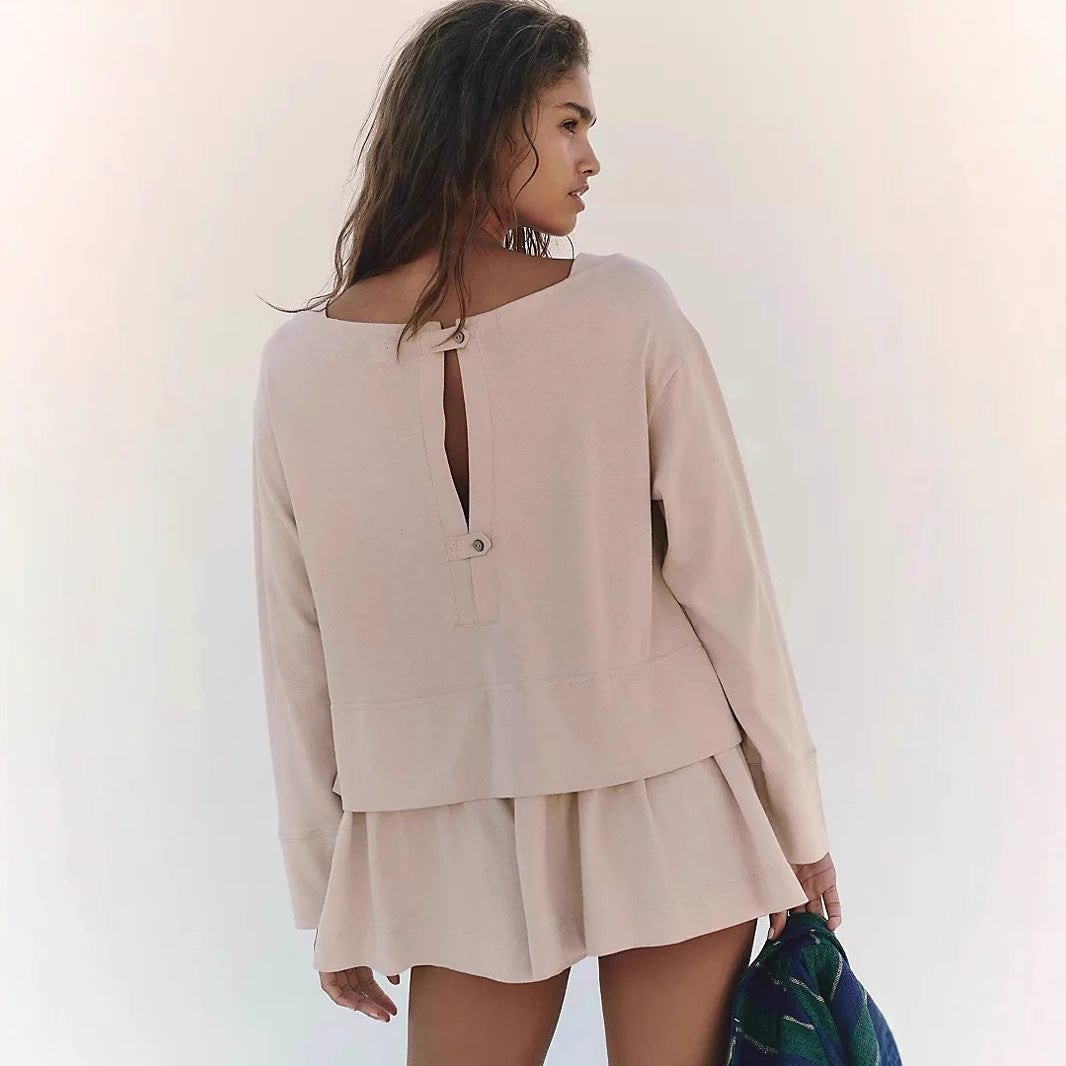 Damen Skaterkleid mit weitem Oberteil und formschöner Rockpartie R&B