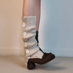 Damen eleganter Stiefel mit kunstvollem Zugband und bequemem Blockabsatz R&B