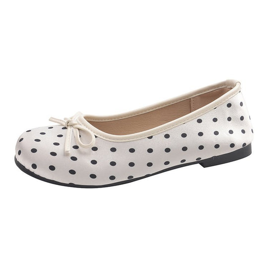 Damen Ballerinas mit verspieltem Punktemuster R&B