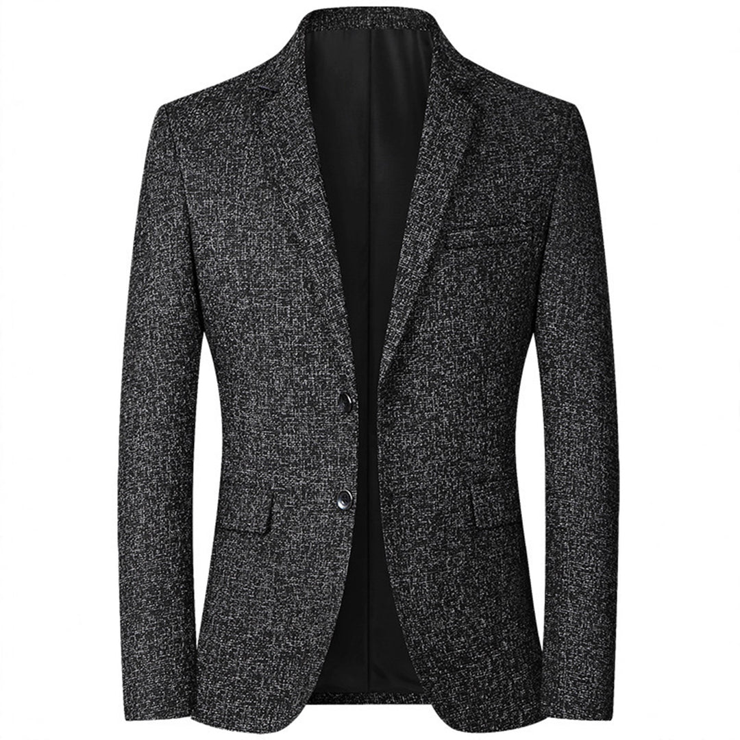 Herren eleganter strukturierter Freizeitblazer R&B
