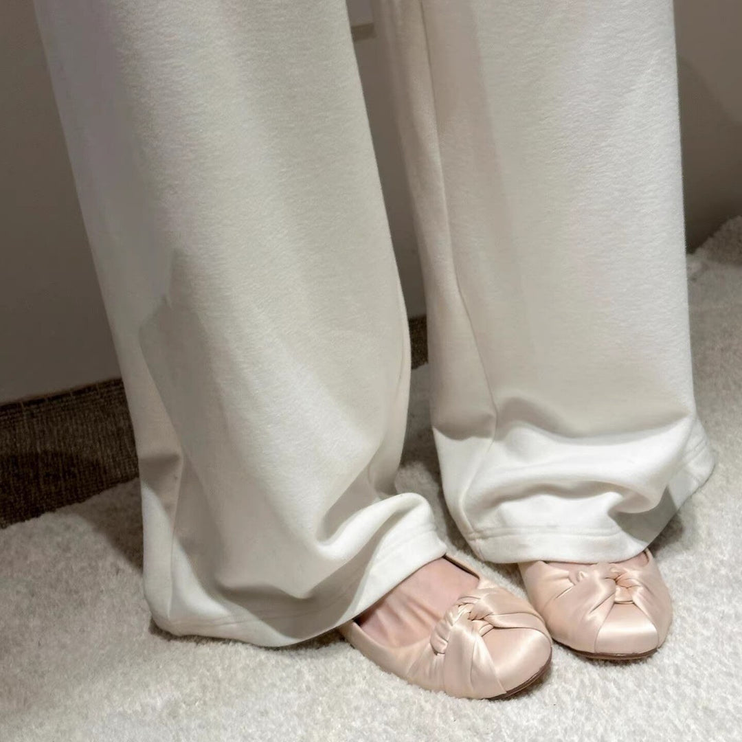 Damen Ballerinas mit weich gepolstertem Futter und eleganter Schleife R&B