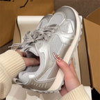 Damen Fitness Sneakers mit atmungsaktivem Mesh-R&B
