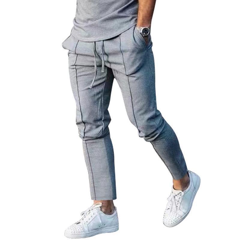 Herren Sportliche Freizeithose mit seitlichen Taschen und elastischem Bund R&B