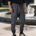 Herren Cargo-Jogginghose mit seitlichen Taschen und elastischem Bund R&B