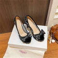 Damen Peeptoe Pumps mit raffiniertem Spitzenverzierung R&B