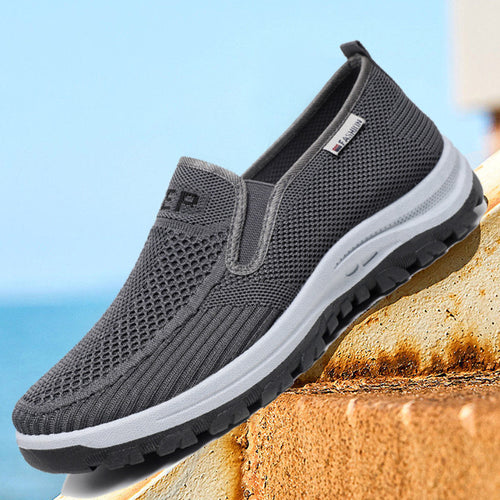 Damen Bequeme Slip-On Laufschuhe mit atmungsaktiver Mesh-Oberfläche R&B