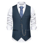 Herren elegante Anzugweste im klassischen Design mit modernen Akzenten R&B