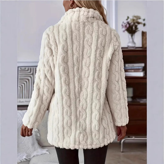 Damen Kuschelige und stilvolle Teddyjacke R&B