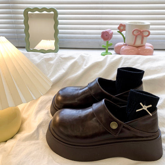 Damen modische Plateauschuhe mit elegantem Riemen und hervorragendem Tragekomfort R&B