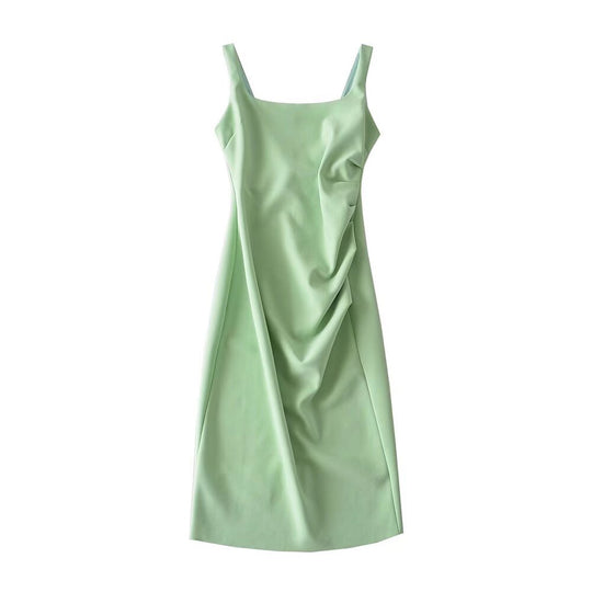 Damen figurbetontes Midi-Kleid mit elegantem Rüschendetail R&B
