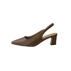 Damen Slingpumps mit stylischem Flechtmuster