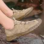 Damen Atmungsaktive Outdoor-Sneaker mit rutschfester Sohle