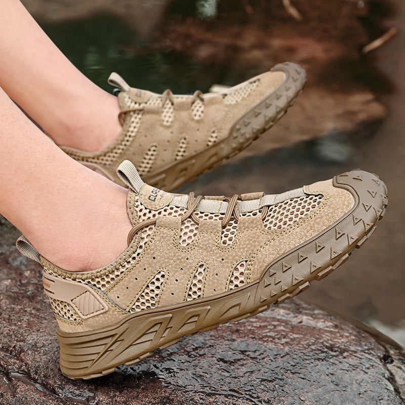 Damen Atmungsaktive Outdoor-Sneaker mit rutschfester Sohle