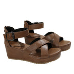 Damen Wedge-Sandalen mit verstellbaren Riemen und rutschfester Sohle R&B