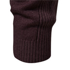Herren Rollkragenpullover aus weichem Strickmaterial mit feiner Rippstruktur