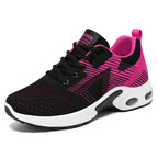 Damen Sportliche Lauf- und Freizeitschuhe mit atmungsaktiver Netzstruktur R&B