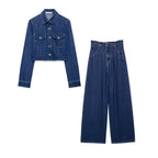Damen Jeansjacke im lässigen Cropped-Stil R&B