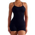 Damen Sportlicher Einteiler für Fitness und Schwimmen R&B
