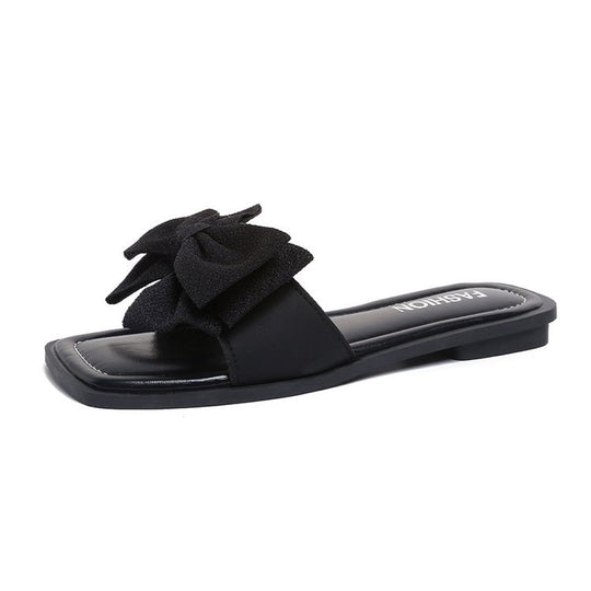 Damen Sandalen mit großen Schleifenakzenten R&B