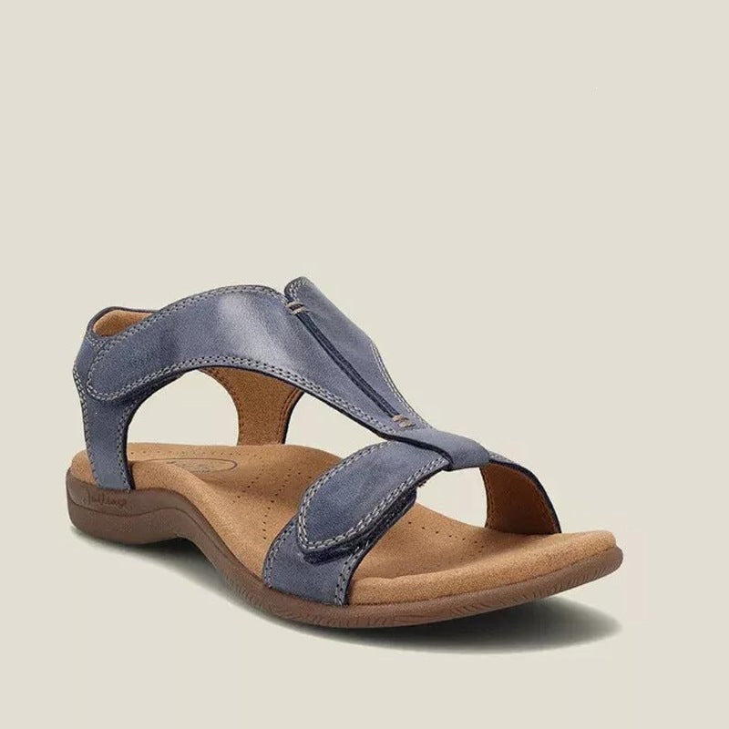 Damen Sandalen mit verstellbarem Riemendesign und anatomischer Fußbett R&B