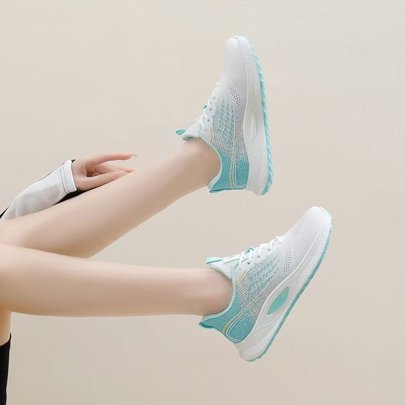 Damen Leichte und atmungsaktive Lauf-Sneaker mit flexibler Sohle R&B