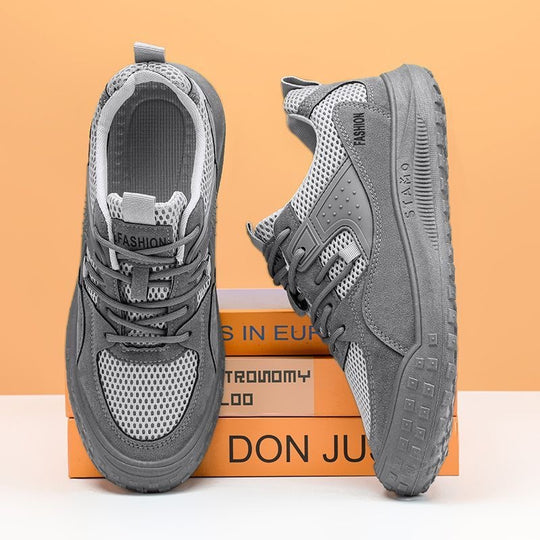 Damen Sportliche Sneaker mit atmungsaktiver Mesh-Oberfläche R&B