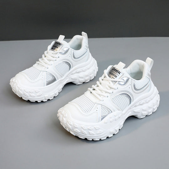 Damen atmungsaktive Freizeitsneaker mit dämpfender Sohle und modernem Laufdesign R&B