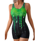 Damen Sportlicher Badeanzug mit atmungsaktivem Material R&B