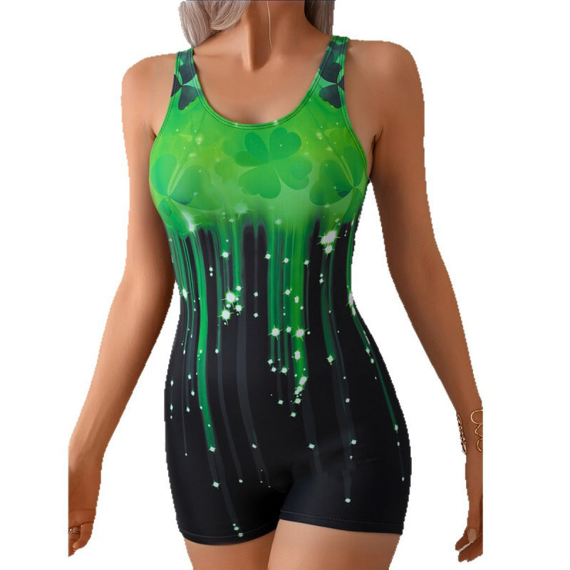 Damen Sportlicher Badeanzug mit atmungsaktivem Material R&B