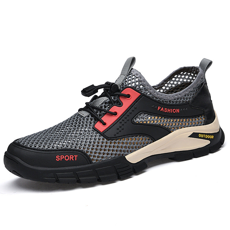 Damen Atmungsaktive Sportliche Sneaker mit Schnellverschluss R&B
