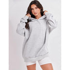 Damen bequeme Kapuzen-Sweatshirt R&B
